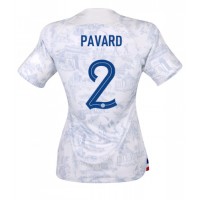 Billiga Frankrike Benjamin Pavard #2 Borta fotbollskläder Dam VM 2022 Kortärmad